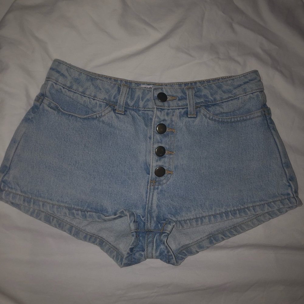 American Apparel jean shorts